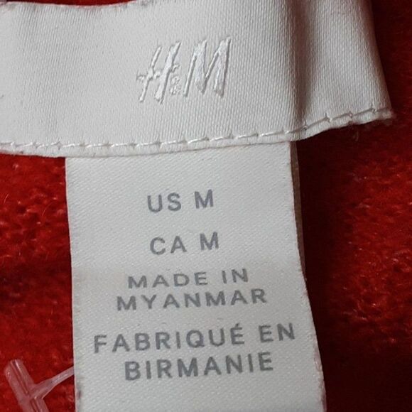 H&M Women's Size M Red Turtleneck Sweater - Picture 6 of 12